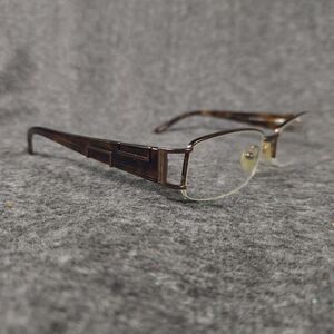Chelsea Morgan CM0004 BR Eyeglasses Frames Brown Round Full Rim 52-17-135